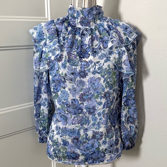 Sabina Musayev Revolve Honey Top – White Floral – Size M - Picture 2 of 6